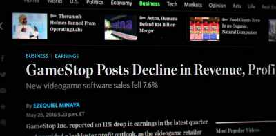What happened with GameStop, - Gaming Wall St