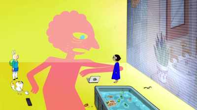 What happened with this one
and this one, Simon? - Adventure Time: Fionna & Cake