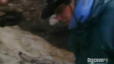 What happens here
is that we have this lake - Man vs. Wild