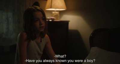-What?
-Have you always known you were a boy? - 20,000 Species of Bees