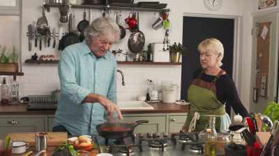 What we have to do here
is make four little holes - James May: Oh Cook!