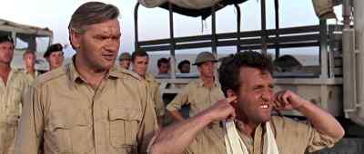 What have you got your fingers
in your ears for? - Tobruk