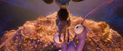 What have we hereIt's a sparkly shiny Wait a minuteIt's a humanWhat are you doing down here in the realm of theJust pick an eye babeI can't concentrate on what I'm saying if you keepYeah pick one pick one - Moana