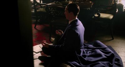 What is he doing do you think - "Sherlock" The Abominable Bride