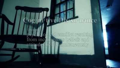 What he is talking about
is a psychological theory - The Harrisville Haunting: The Real Conjuring House