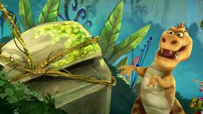 -What?
-How does it feel - Gigantosaurus