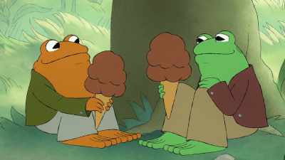 -What?-I am glad you're not a scary thing. - Frog and Toad