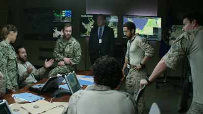 What? I-I'm sorry, we're
supposed to be afraid - SEAL Team