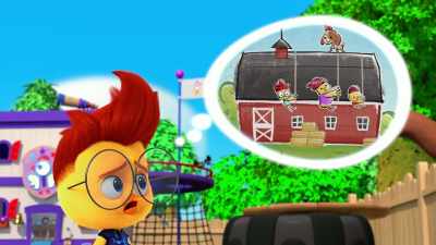 What if I mess up again
and get us all tangled up, - The Chicken Squad