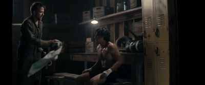 What I need you to do
is get yourself cleaned up. - American Fighter