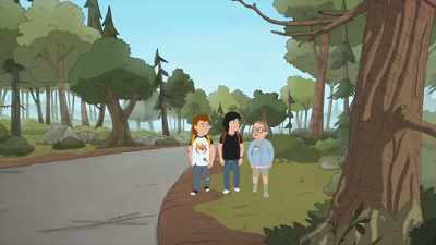 What? I never... walked anywhere
with cool guys before. - Trailer Park Boys: The Animated Series