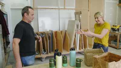 What I wanted to do
is one custom cabinet. - Help! I Wrecked My House