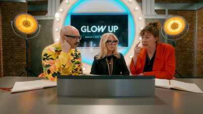 What I would have done
is glued under here first. - Glow Up: Britain's Next Make-Up Star