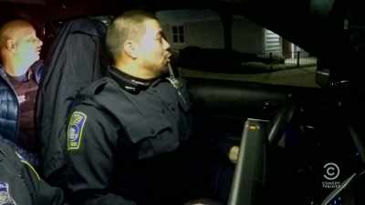 What if, say, for instance,
we were driving along - Jeff Ross Roasts Cops
