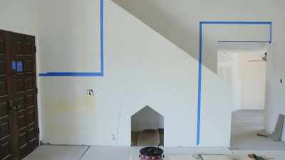 What I'm thinking doing
on these two walls - Help! I Wrecked My House