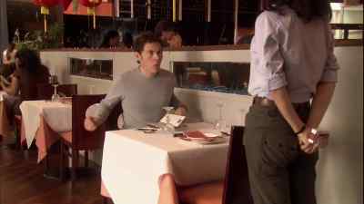 -What?
-I'm waiting for you to pull out my chair. - Torchwood