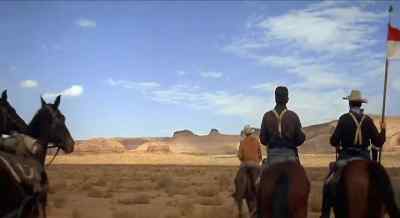 - What in the hell is that kid doing?
- As you were. - Cheyenne Autumn