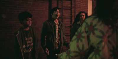 What in the world is going
on? Why are you even out here? - Spirit Halloween: The Movie