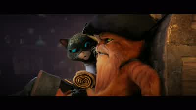What is this Are you a pirate now ShhIt's like a possum crawled on your face and diedShhOf shamePlease mock me quietly - Puss in Boots: The Last Wish