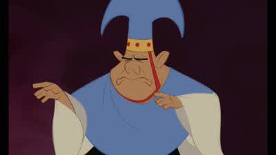 What is he babbling aboutHe's like the thing that wouldn't shut up - The Emperor's New Groove