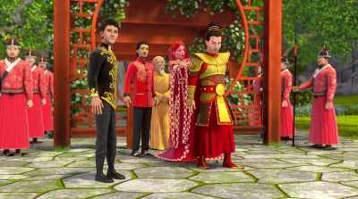 What is this treachery?
Deceit and disguises. - The Swan Princess: A Royal Wedding