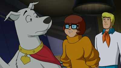 What is it, boy?
Is there something
in the break room? - Scooby-Doo! and Krypto, Too!