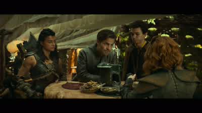 What is it exactly that you bring to thisMe I'm a planner You know I make plansYou've already made the plan so what value do you have nowIf uh the plan fails The existing plan I make a new planSo you make plans that failNo He also plays the luteHolga not - Dungeons & Dragons: Honor Among Thieves