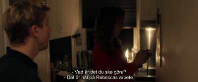 - What is it?
- It's something at Rebecca's work. - A Horrible Woman