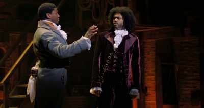 -What?
-♪ It might be nice ♪ - Hamilton