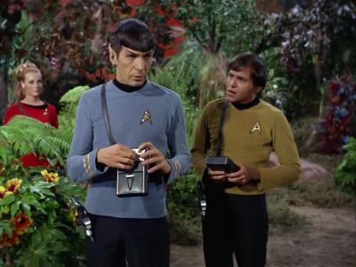 - What is it, Mr. Spock?
- A visitor, - Star Trek