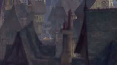 Morning in Paris The city awakesTo the bells of Notre DameThe fisherman fishes The baker man bakesTo the bells of Notre DameTo the big bells as loud as the thunderTo the little bells soft as a psalmAnd some say the soul of the city's the tollOf the - The Hunchback of Notre Dame