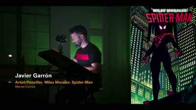 What Javier Garrón has been doing
on Miles Morales: Spider-Man, - Marvel's 616