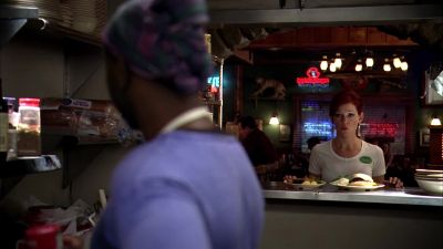 - What?
- Just waiting on that gumbo. - True Blood