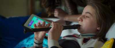 What kind of a child
can't get herself addicted - Dark Lies the Island