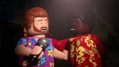 What? (LAUGHS) My wife, everyone. Yes! - Lego Star Wars Summer Vacation