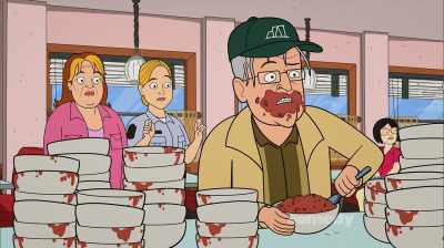 - What? Lemon jelly?
- Uh-oh. - Corner Gas Animated