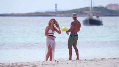 What, let you walk out here?
I can't do that. - Love Island