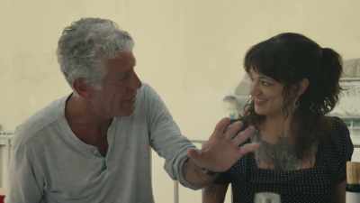 What, like-- she was like,
"You could park here now, - Roadrunner: A Film About Anthony Bourdain