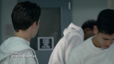-What you looking at, newbie?
-You OK, man? - Cobra Kai