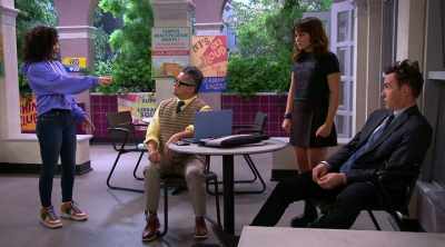 What she meant is
she sees Mr. Madden - The Villains of Valley View