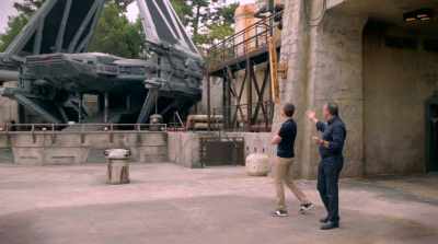-What?
-Much like this First Order TIE Echelon - Star Wars: Galaxy's Edge - Adventure Awaits