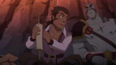 What? N-No. Grog,
it's the scroll I picked up - The Legend of Vox Machina