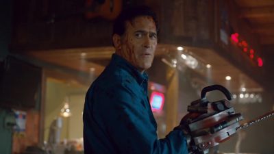 What, you never saw a guy with a chainsaw hand before? - Ash vs Evil Dead