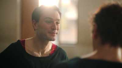 - What? - Nothing. Gotta take a shit. See you. - And Then We Danced