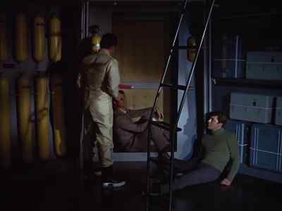- What now?
- All right, Skipper wants to see you topside. - The Time Tunnel