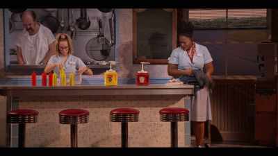 What? Oh... [snort laughs]
No, no, no. - Waitress: The Musical