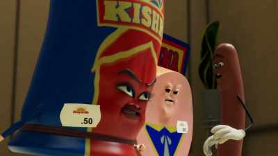 What part of "Nobody's allowed up there - Sausage Party: Foodtopia