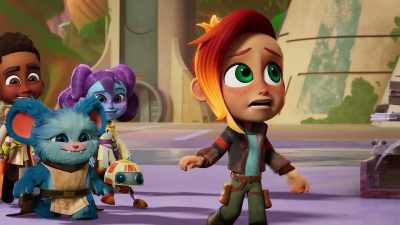 -What?
-[RJ chirps] - Star Wars: Young Jedi Adventures