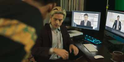 What'’s with this suit?
Are you-- - My Fake Boyfriend