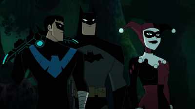 What you said before. I keep thinking
about Plant Guy riding on the subway... - Batman and Harley Quinn